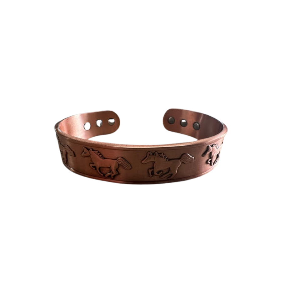 Copper Magnetic Cuff Bracelet | Maneline Cambridge NZ farrier supplies