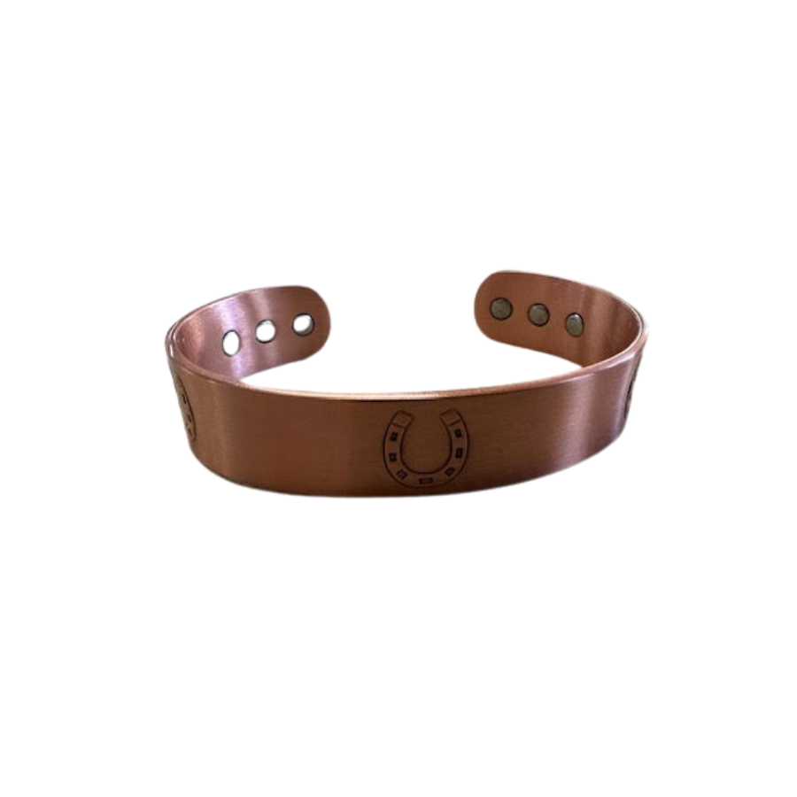 Copper Magnetic Cuff Bracelet | Maneline Cambridge NZ farrier supplies