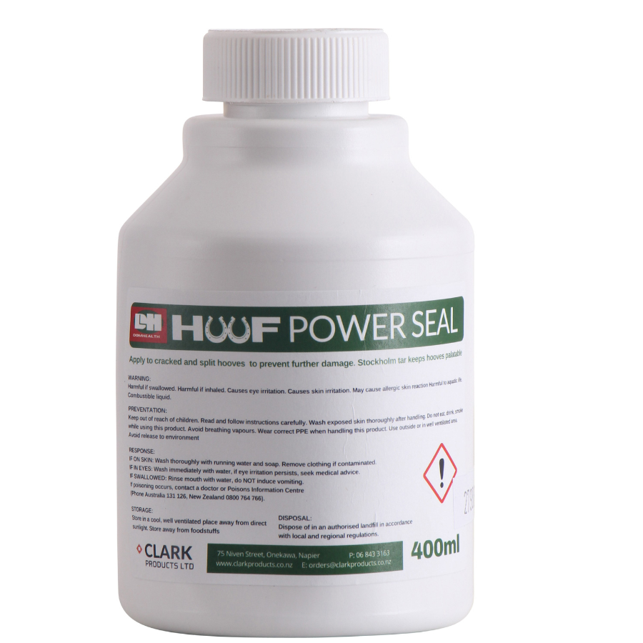 Hoof Power Seal 400ml. Stockholm Tar. Maneline Cambridge Farrier Supplies NZ