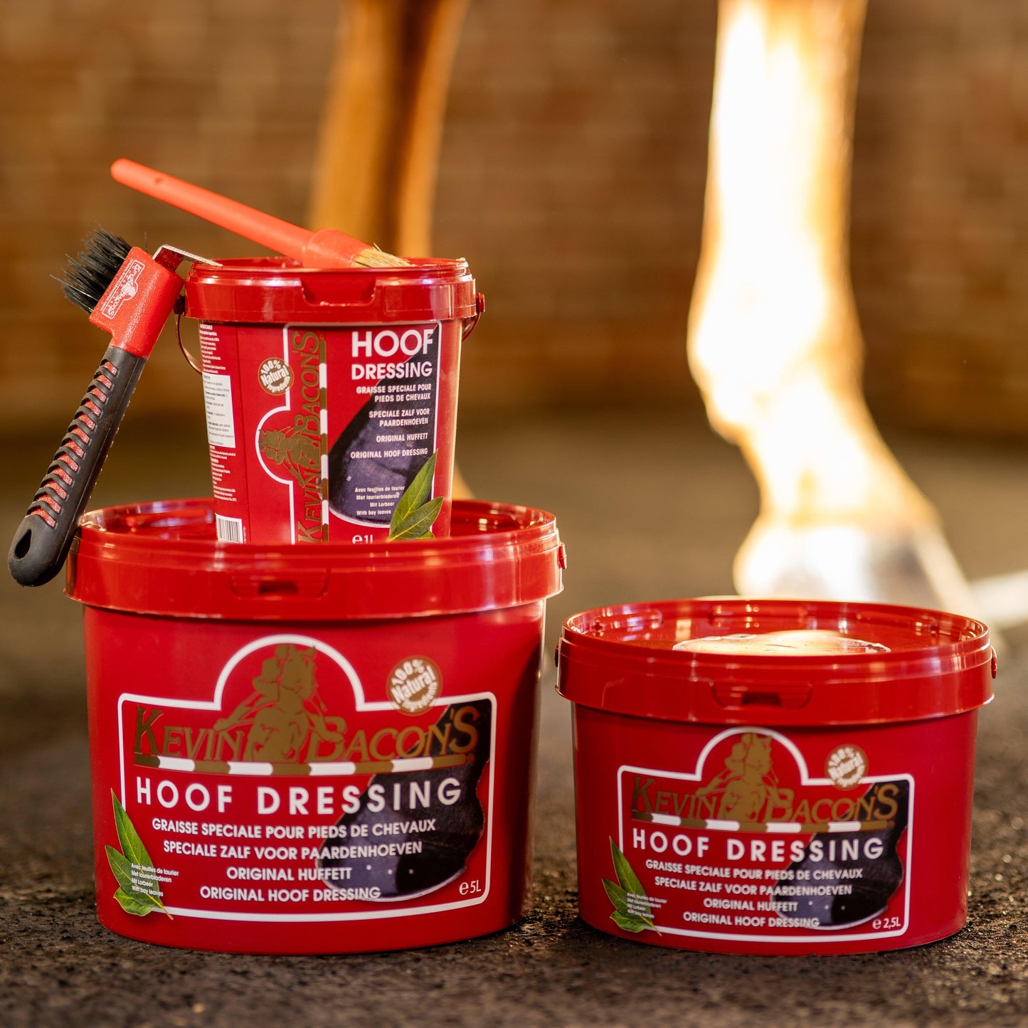 Kevin Bacons Natural Hoof Dressing. Hoof Conditioner. Maneline Cambridge Farrier Supplies NZ