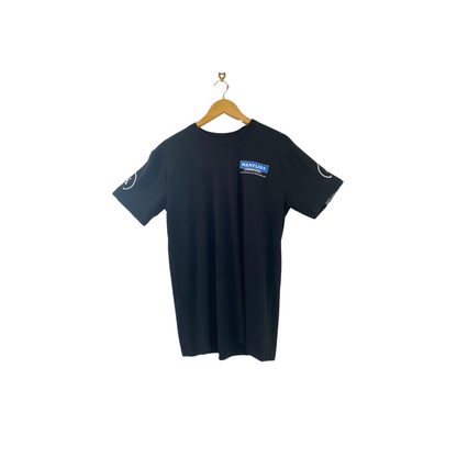 Maneline Tee Shirt-Blk/Navy/Coal | Maneline Cambridge NZ