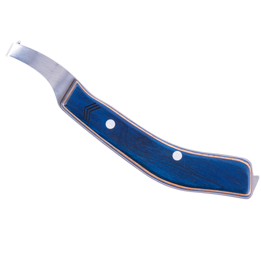 GDM Curved Blade Hoof Knife. Maneline Cambridge Farrier Supplies NZ