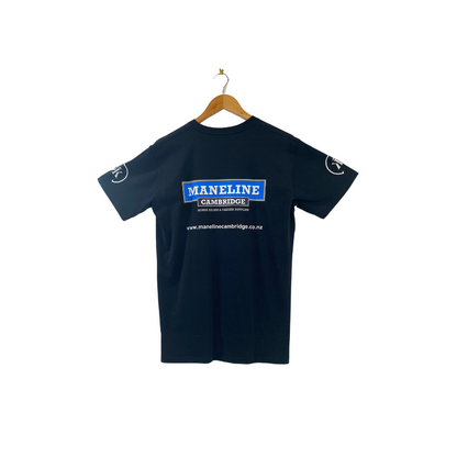 Maneline Tee Shirt-Blk/Navy/Coal | Maneline Cambridge NZ