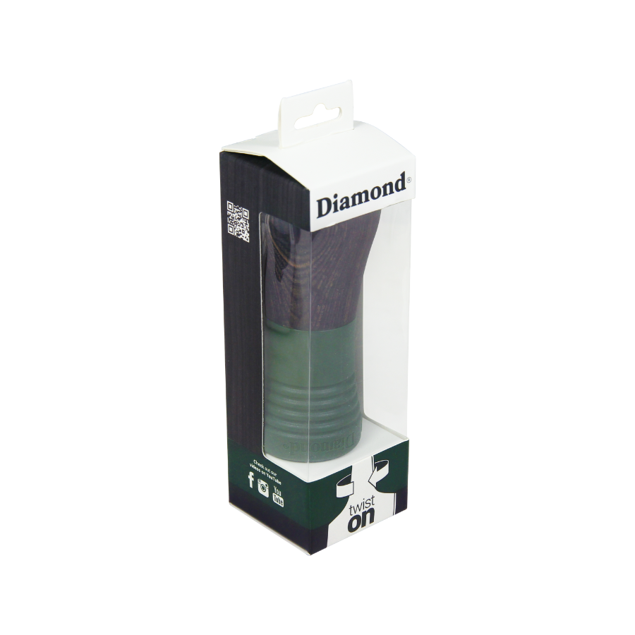 Diamond Rasp Handle  - Twist on (Wood)
