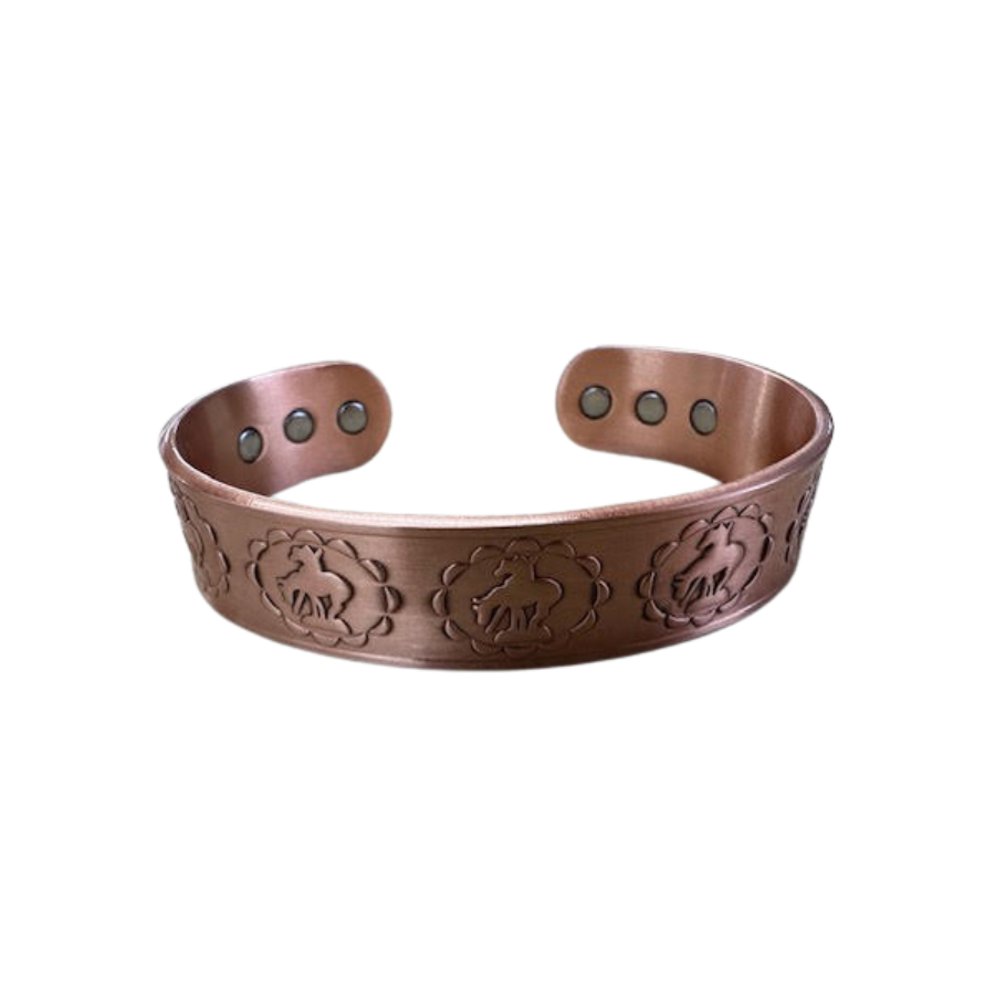 Copper Magnetic Cuff Bracelet | Maneline Cambridge NZ farrier supplies